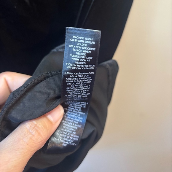 Travelers Collection by Chico’s Velvet Rosemary Wrap Dress in Black - Picture 9 of 10